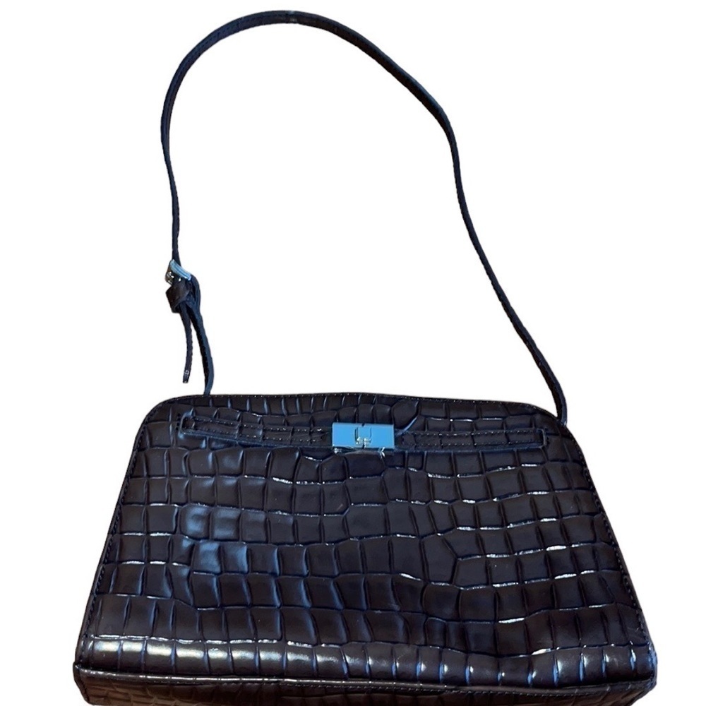 Charter Club Classic women’s brown mini shoulder bag with adjustable strap